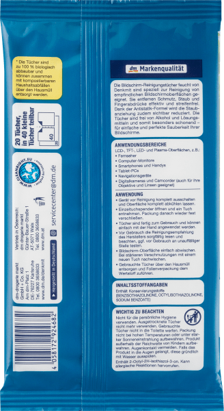 Image du produit dm Denkmit Lingettes de nettoyage