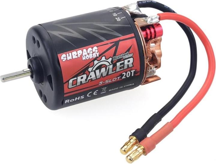 Image du produit Surpass Hobby Brushed Motor Surpass Crawler 540 20T 5-Slot, 11100 RPM
