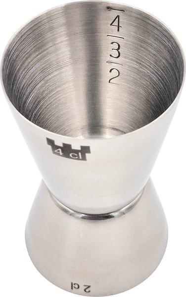 Stronghold Cocktail Messbecher, Inox, 20 / 40ml (Misuratore bar)