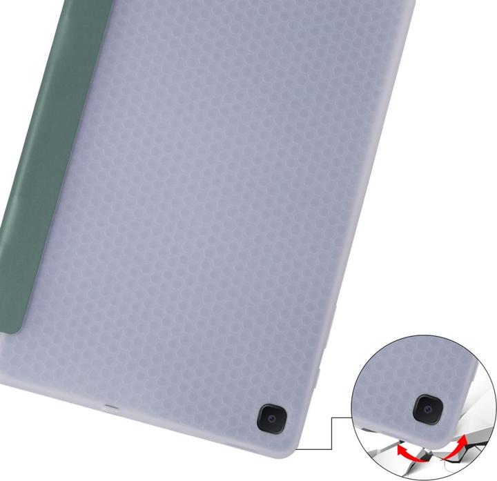Produktbild König Design Schutz Tablet Hülle für Samsung Galaxy Tab S6 Lite Case Cover Tasche Etuis Grün (Galaxy Tab S6 Lite)