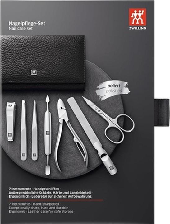 Immagine prodotto No Name Set da viaggio Zwilling Classic Inox - Valigetta in pelle da 7 pezzi - Nero
