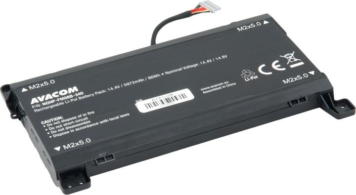 Produktbild Avacom náhradní baterie pro HP Omen 17 TPN-Q195 Li-Pol 14,4V 5972mAh 86Wh - 12 pinový konektor (8 Zellen, 5972 mAh)