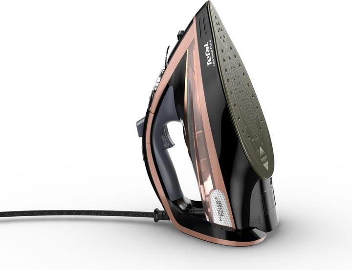 Image du produit Tefal Ultimate Pure FV9845 Fer à repasser à sec & vapeur Durilium Plaque autonettoyante, cuivre (3200 W, 260 g/min)