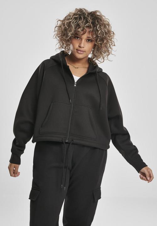 Produktbild Urban Classics Ladies Oversized Short Raglan Zip Hoody (L)