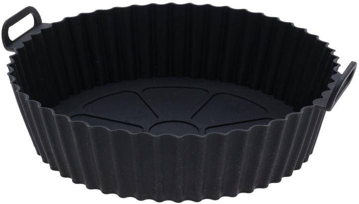 Produktbild Excellent Houseware Silikoneinlage für Heissluftfritteusen, 20,5 x 22,5 cm, schwarz