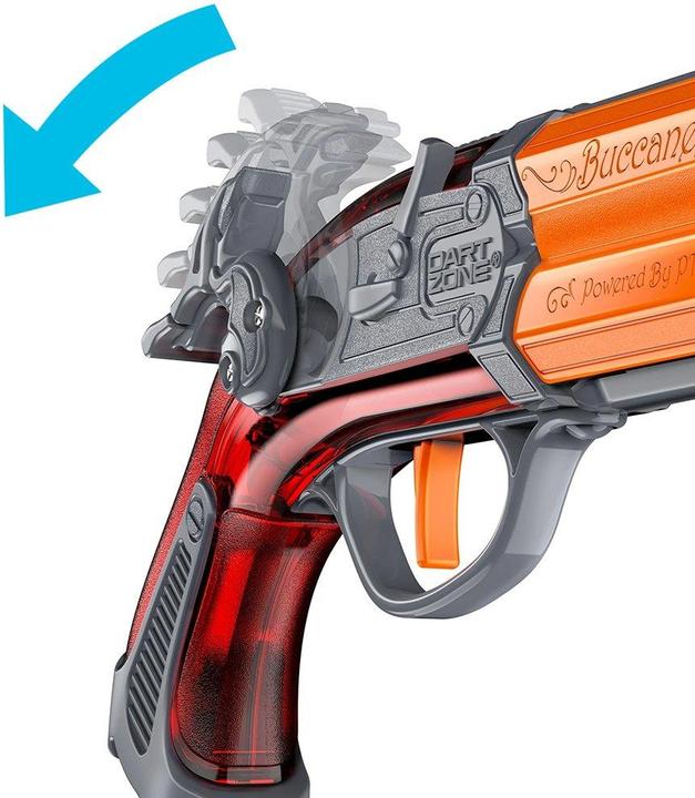 Produktbild Dart Zone Piraten-Action mit 4-Schuss-Trommel