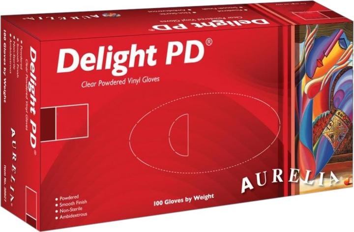 Immagine prodotto Guanti in vinile 100 pezzi (XL)