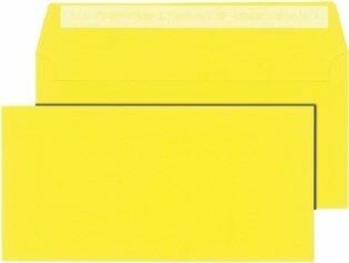 Produktbild Mailmedia Briefumschlag, C6/5, ohne Fenster, gelb (C6, 1 x)
