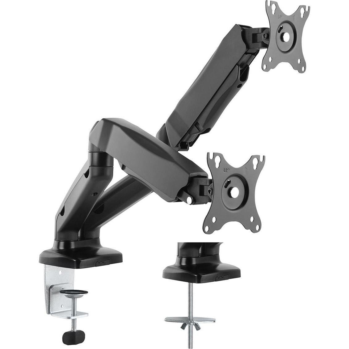 Value Dual LCD Monitor Stand (Tisch, 27"), Monitor Halterung, Schwarz