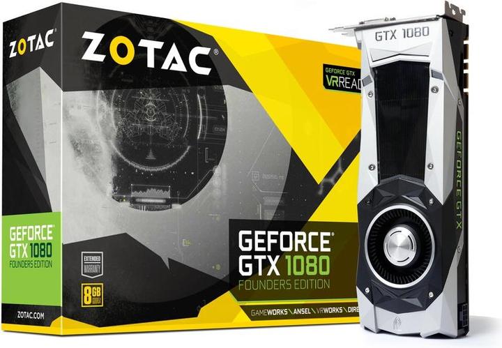Immagine prodotto Zotac GeForce GTX 1080 Founders Edition (8 GB)