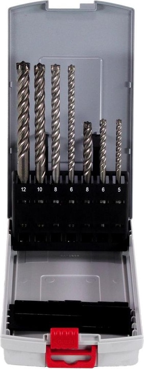 Actual product image Bosch Professional Zubehör SDS-plus drill bit set 7X (5.0 mm, 6.0 mm, Ø 8.0 mm, 12.0 mm, 10.0 mm)