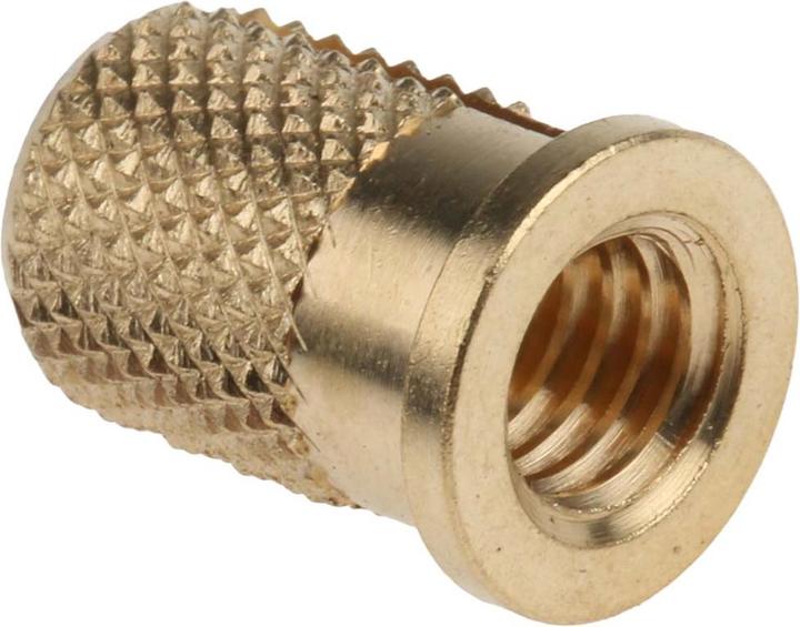 Produktbild RS PRO Spreizeinsätze Messing M6 geflanscht (1 Schrauben pro Stück)
