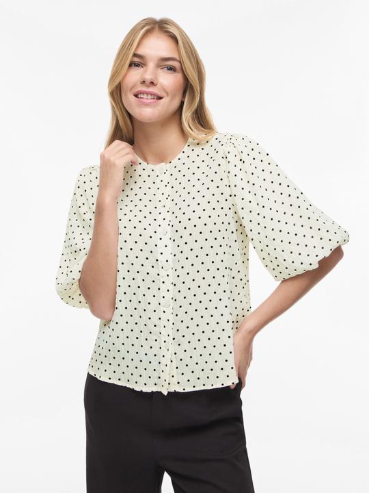 Immagine prodotto Vila VIEA Polka-Dot Oberteil mit kurzen Ärmeln (36)