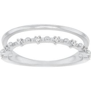 Brilio, Ring, Silver - Charming silver ring with zircons GR043W - Circuit: 52 mm, (52)