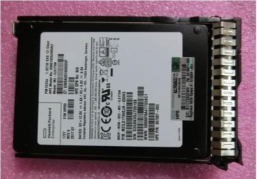 Actual product image HPE SSD 1.92TB SFF SAS RI DS SC (1920 GB, 2.5")