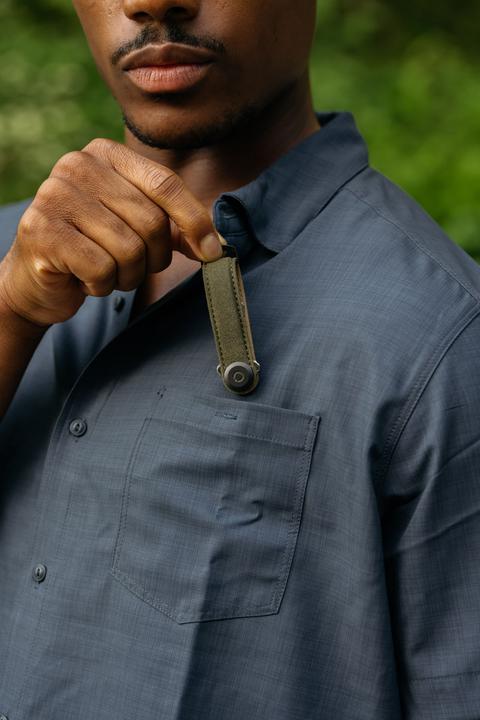 Produktbild Orbitkey Waxed Canvas Key Organiser - Khaki Green