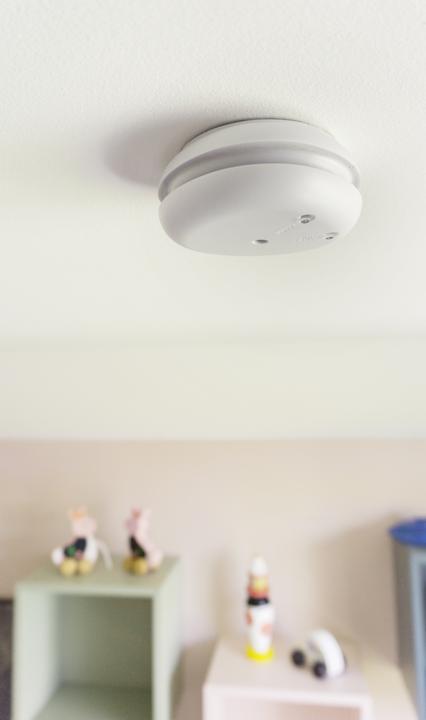 Actual product image Housegard Smoke Alarm Pebble Link Wireless Interconnected, 2-pack