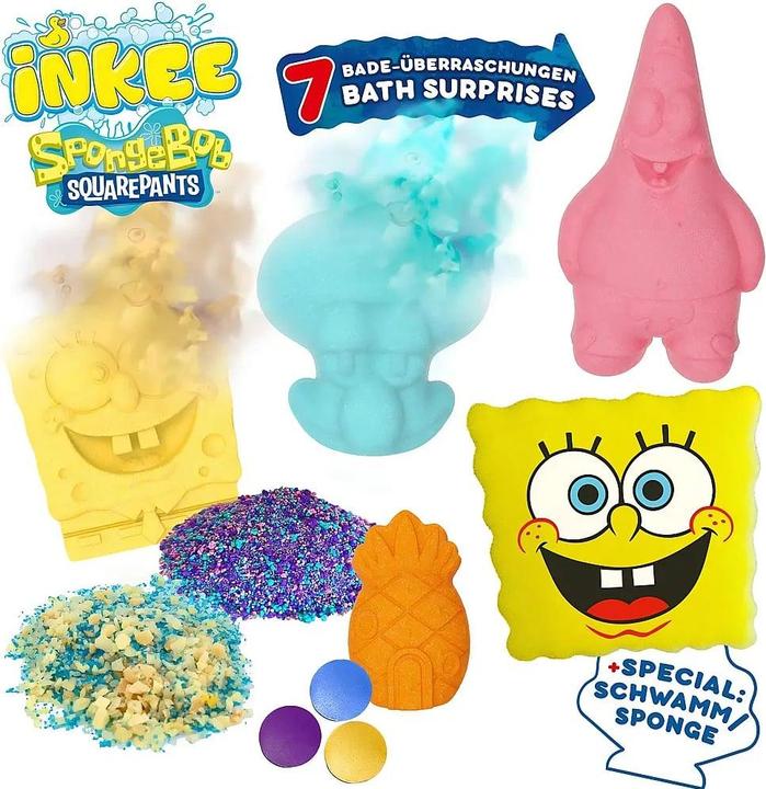 Actual product image Craze Gift box SpongeBob bath set (Bath bombs, 254 g)