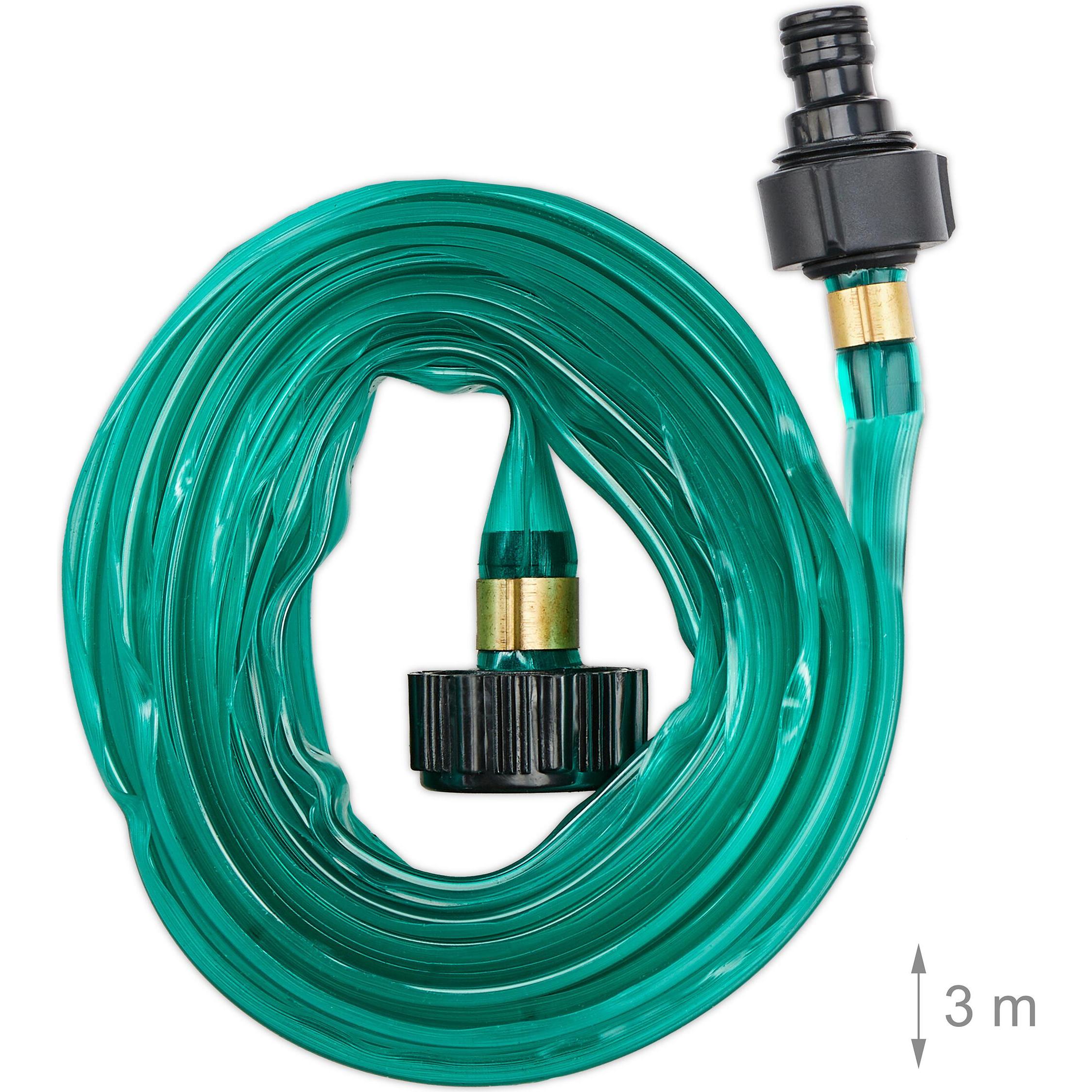 Relaxdays, Gartenschlauch, Bewässerungsschlauch 3m (3 m)