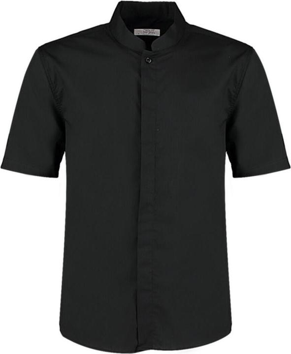 Produktbild Bargear Massgeschneiderte Kurzarmhemd mit Mandarin-Kragen (XL)