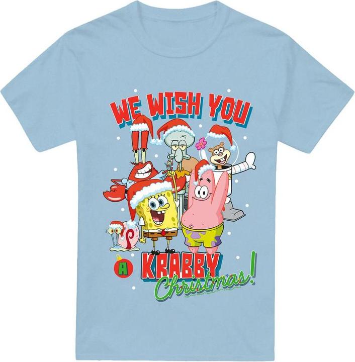 Produktbild Spongebob Squarepants Crabby Christmas TShirt (3XL)