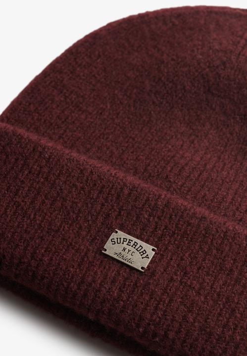 Produktbild Superdry Beaniemütze mit geripptem Strickmuster