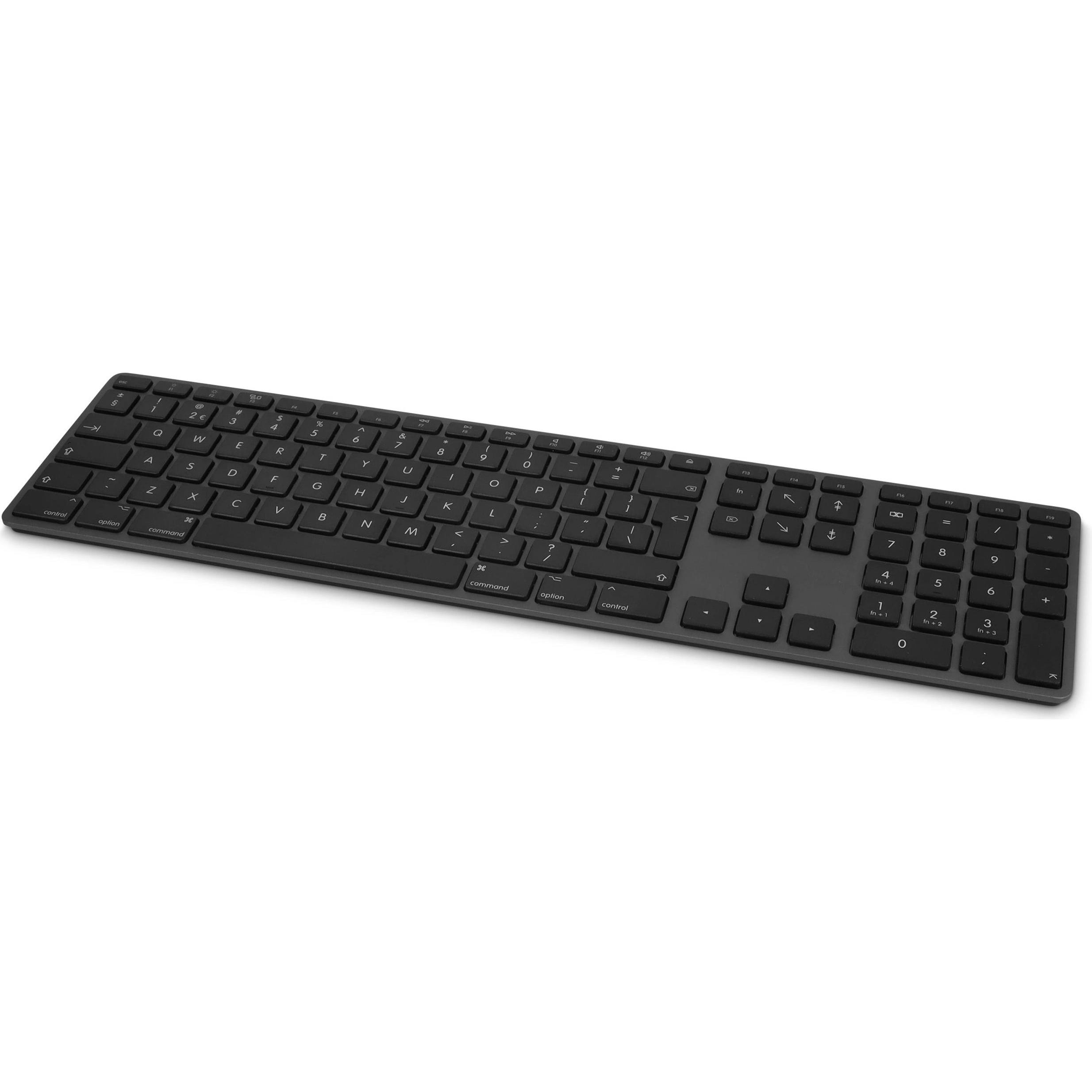 LMP Bluetooth Tastatur space grey, DE (DE, Kabellos), Tastatur, Grau