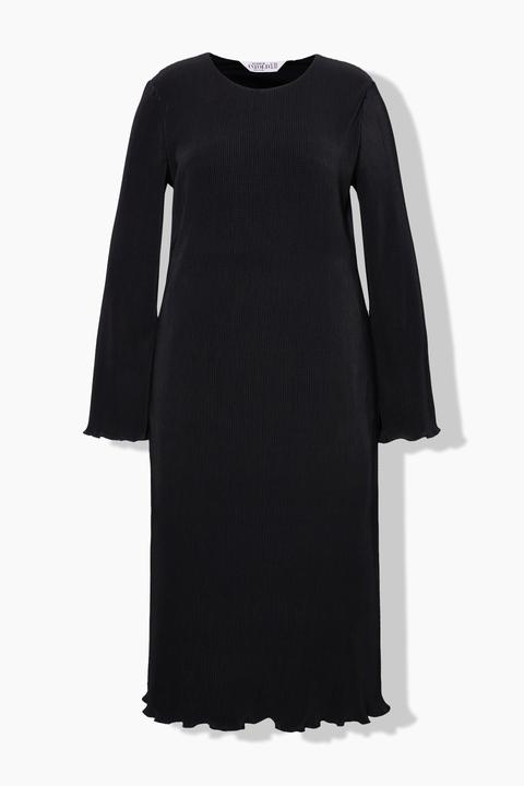Produktbild Studio Untold Plissee-Midikleid, Slim Shape, Langarm (54)
