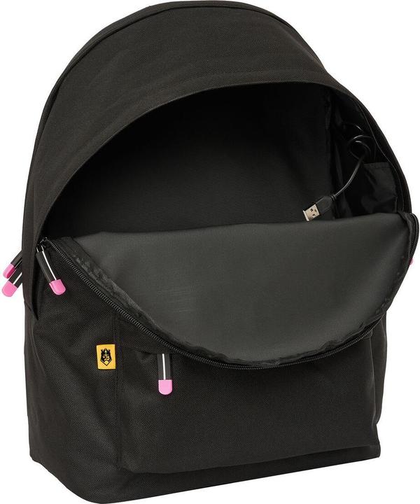 Produktbild Kings League Laptop- und Tablet-Rucksack mit USB-Anschluss +usb Schwarz 31 x 44 x 18 cm