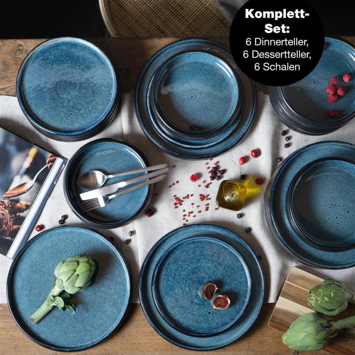 Immagine prodotto Moritz & Moritz Set di stoviglie in gres da 18 pezzi (18 pz.)