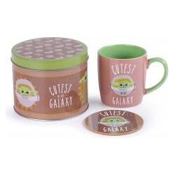 Thumbnail - No Name, Tasse, Geschenkbox Baby Yoda - The Mandalorian - Cutest In The Galaxy (370 ml, 1 x)