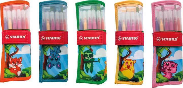 Actual product image STABILO Rollerset Power Animal V. (18x)