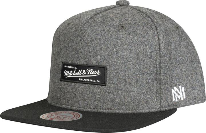 Produktbild Mitchell & Ness Snapback Cap - Wool Brand Logo Patch Grau