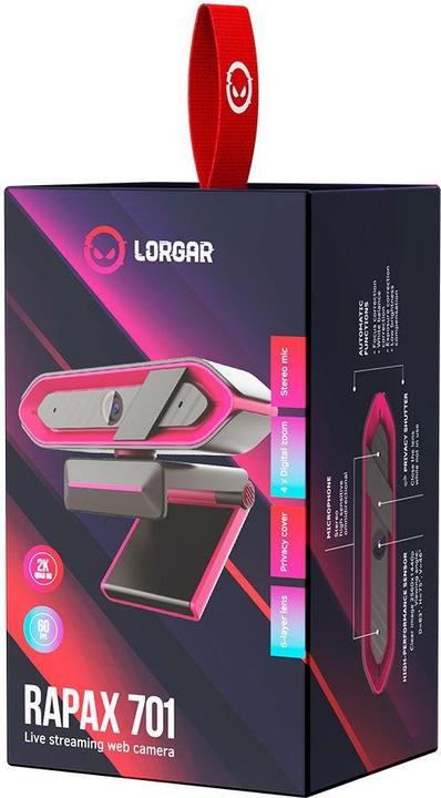 Actual product image Lorgar Webcam Rapax 701 Quad HD 1440p (4 Mpx)