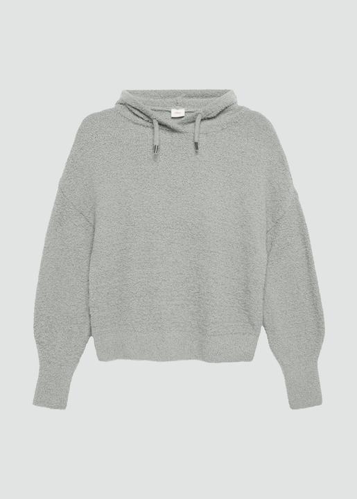 Produktbild S.Oliver Strickpullover Strickpullover mit Kapuze im Relaxed Fit (134, 140)