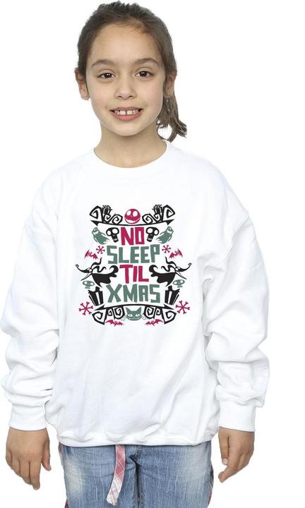 Produktbild Disney The Nightmare Before Christmas No Sleep Til Xmas Sweatshirt Mädchen (116)
