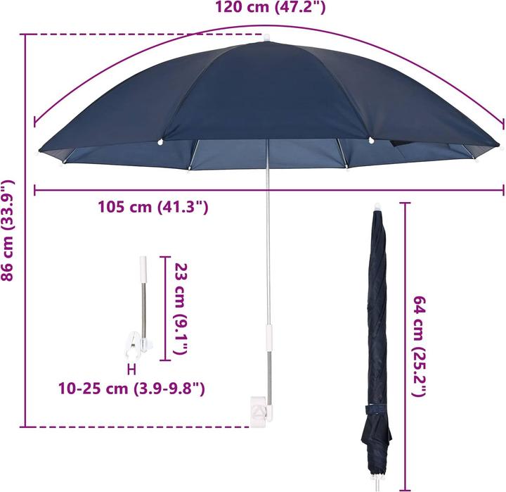 Produktbild vidaXL Schirm Schatten