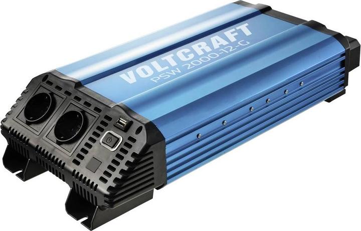 Voltcraft Wechselrichter PSW 2000-12-G 2000 W 12 V/DC - 230 V/AC reine Sinuswell