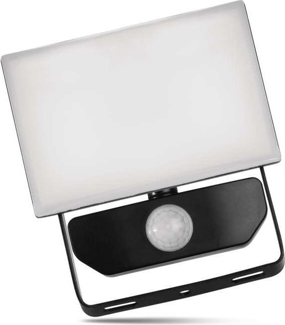 Emos LED-Flutlicht TAMBO mit Bewegungssensor, 10 W, 1000 lm, schwarz (1000 lm, IP54)