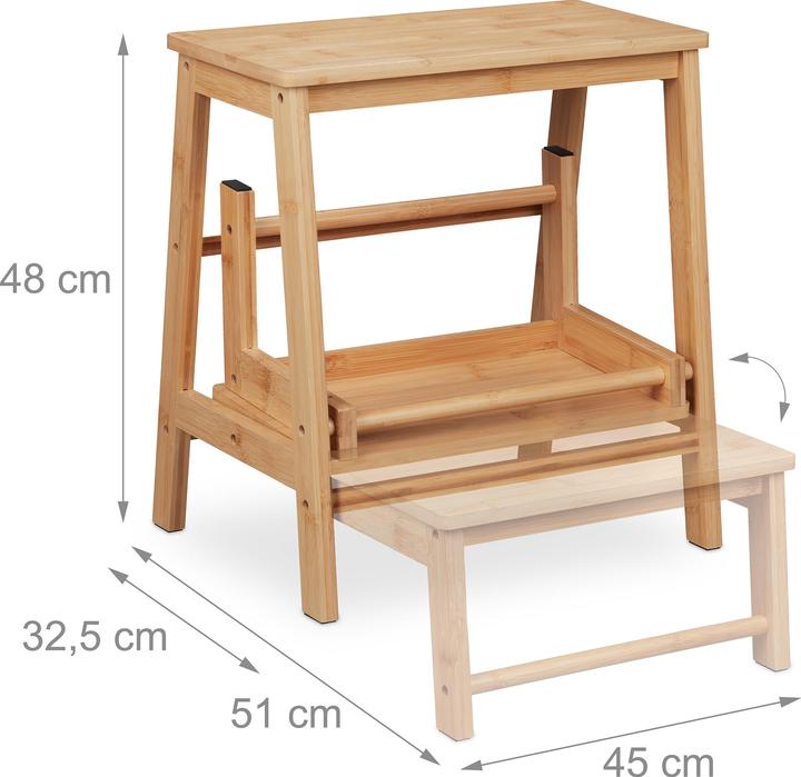 Produktbild Relaxdays Tritthocker