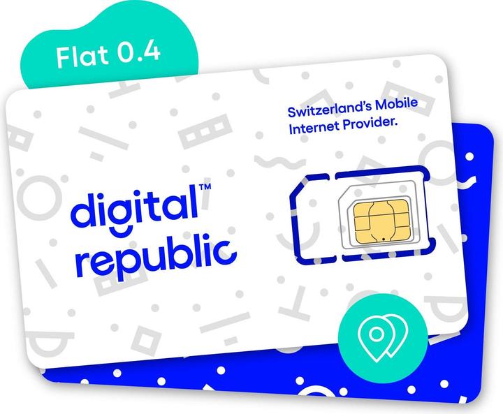 Immagine prodotto Digital Republic Carta SIM Internet illimitato per 365 giorni - Bassa velocità (Senza limiti)
