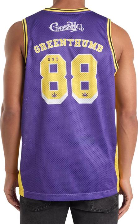 Actual product image Amplified Mens Cypress Hill Basketball Jersey (XL)