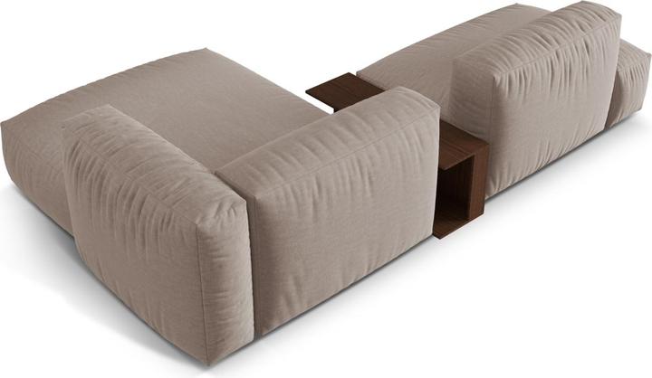 Image du produit Micadoni Canapé D'Angle Droit Modulaire, "Martina", 2 Places, 292x176x75 Fabriqué en Europe (Canapé modulaire, Canapé d'angle)