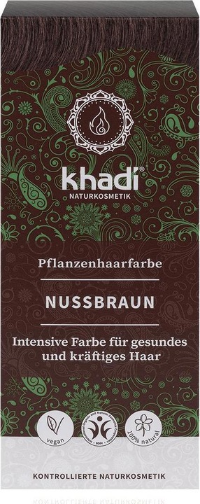 Khadi Planzenhaarfarbe (Nussbraun)