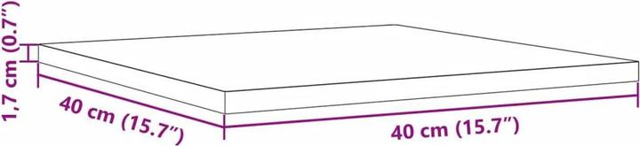 Actual product image vidaXL Tischplatte (40 x 40 cm)