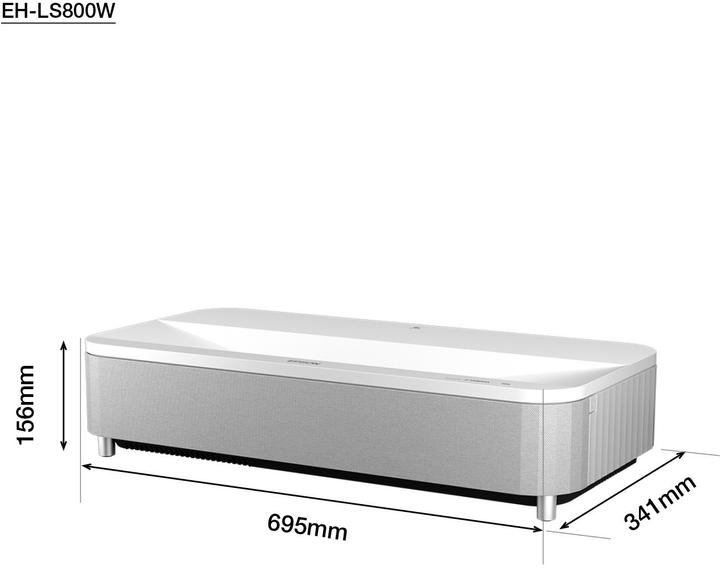 Image du produit Epson EH-LS800W (4K, 4000 lm, 0.16 - 0.4:1)