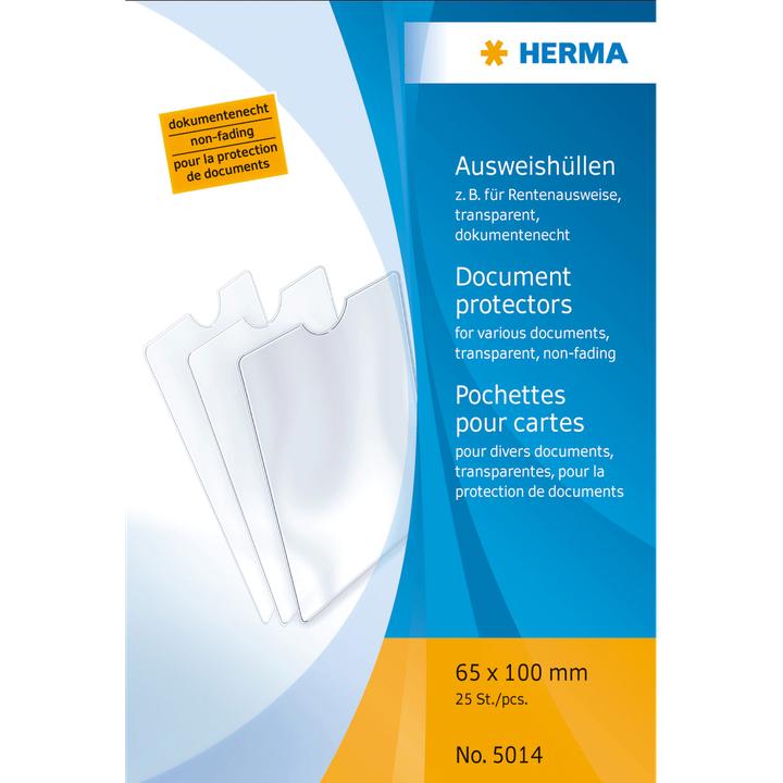 Produktbild HERMA Ausweishülle PP 65x100mm (6.5 x 10 cm, 25 x)