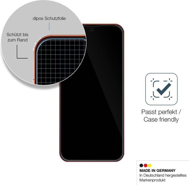 Actual product image Dipos Anti-Shock Screen Protector Clear (1 Piece, Ulefone Note 8P)