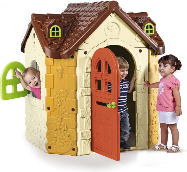 Actual product image Feber A large luxury garden house for children with kitchen table and sink