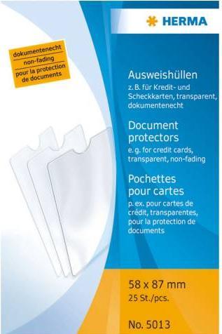 Produktbild HERMA Ausweishüllen (ID-Kartenformat, 1 x)
